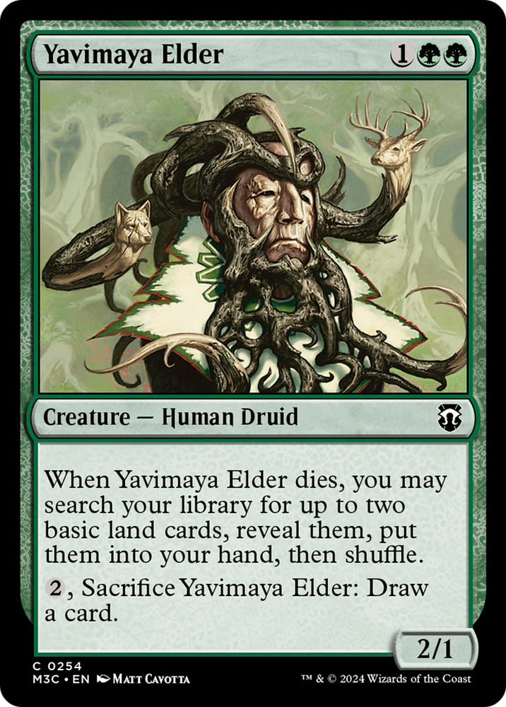 Yavimaya Elder [Modern Horizons 3 Commander] Magic: The Gathering