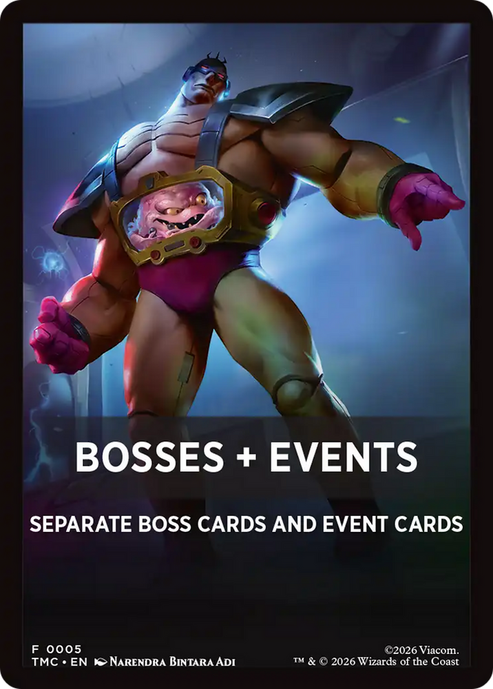Bosses + Events [Teenage Mutant Ninja Turtles Commander Tokens] Magic: The Gathering