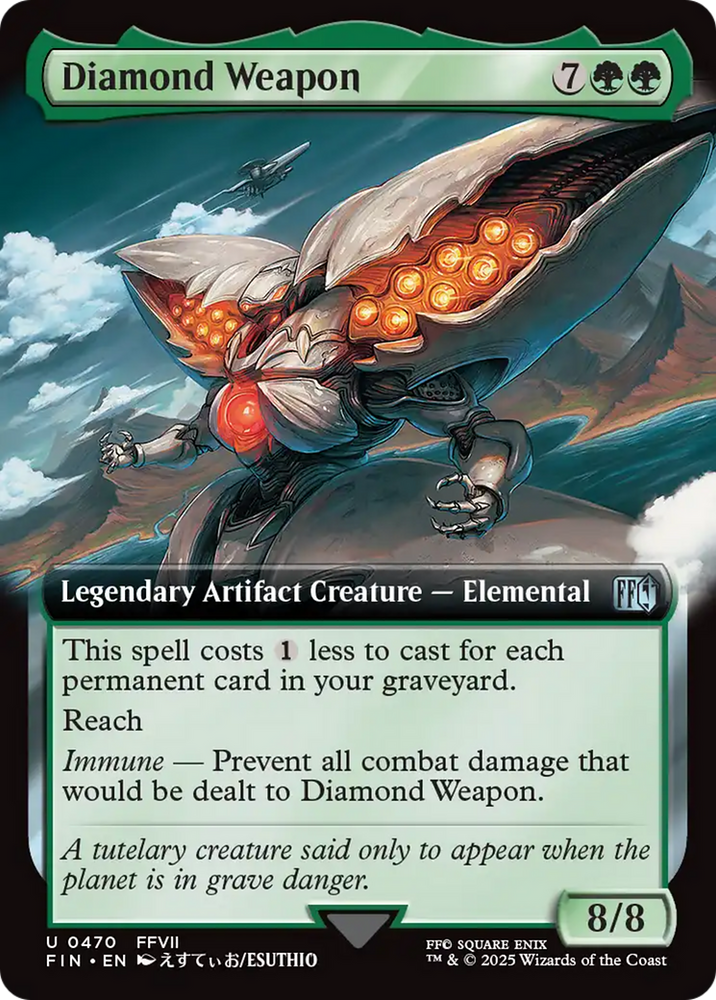 Diamond Weapon (Extended Art) [FINAL FANTASY] Magic: The Gathering