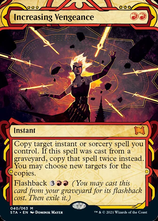 Increasing Vengeance (Foil Etched) [Strixhaven: Mystical Archive] Magic: The Gathering