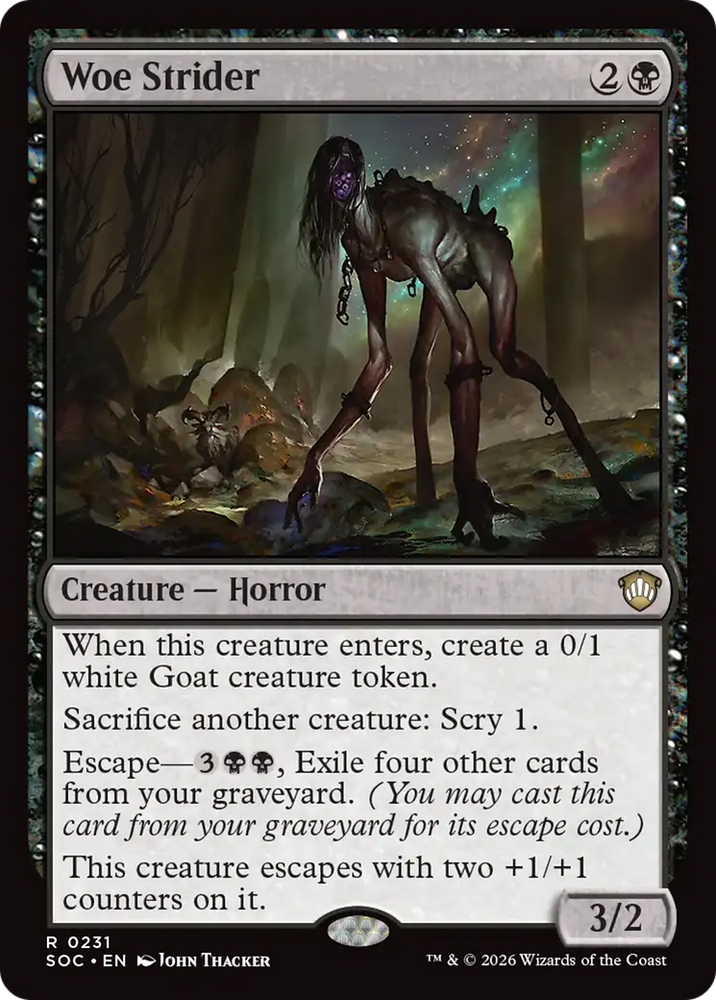 Woe Strider [Secrets of Strixhaven Commander] Magic: The Gathering