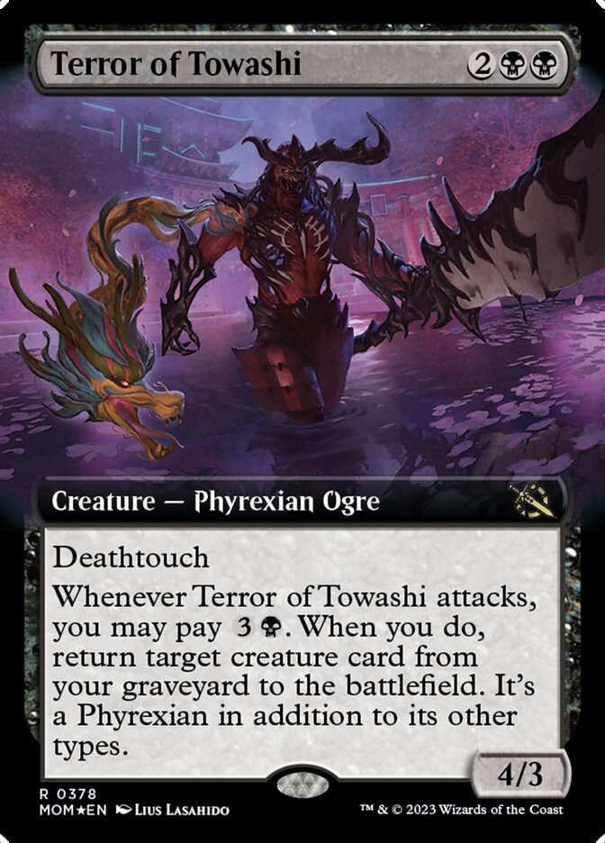Terror of Towashi (Extended Art) [March of the Machine] Magic: The Gathering