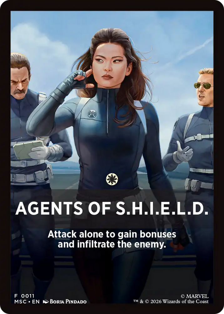 Agents of S.H.I.E.L.D. Theme Card [Marvel Super Heroes Commander] Magic: The Gathering