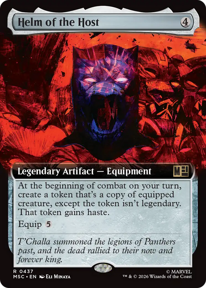 Helm of the Host (Extended Art) [Marvel Super Heroes Commander] Magic: The Gathering