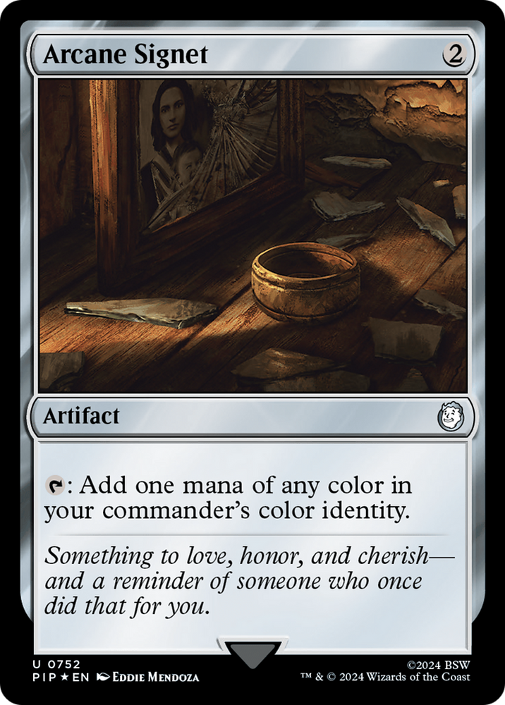 Arcane Signet (Surge Foil) [Fallout] Magic: The Gathering