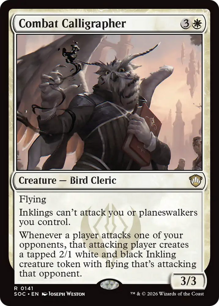 Combat Calligrapher [Secrets of Strixhaven Commander] Magic: The Gathering