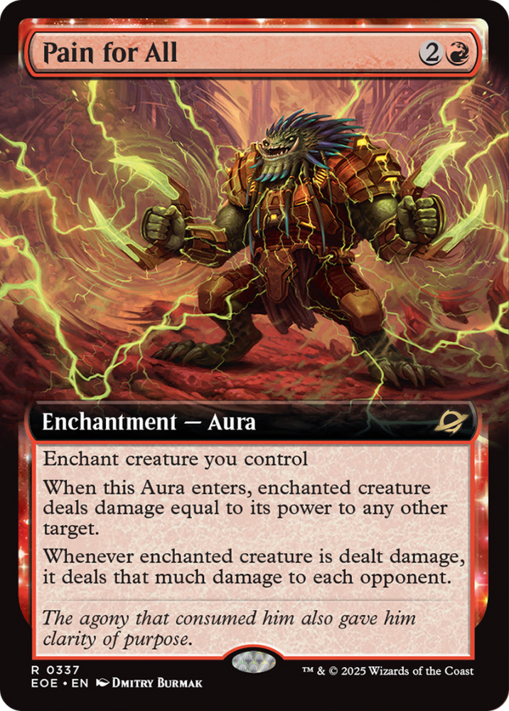 Pain for All (Extended Art) [Edge of Eternities] Magic: The Gathering
