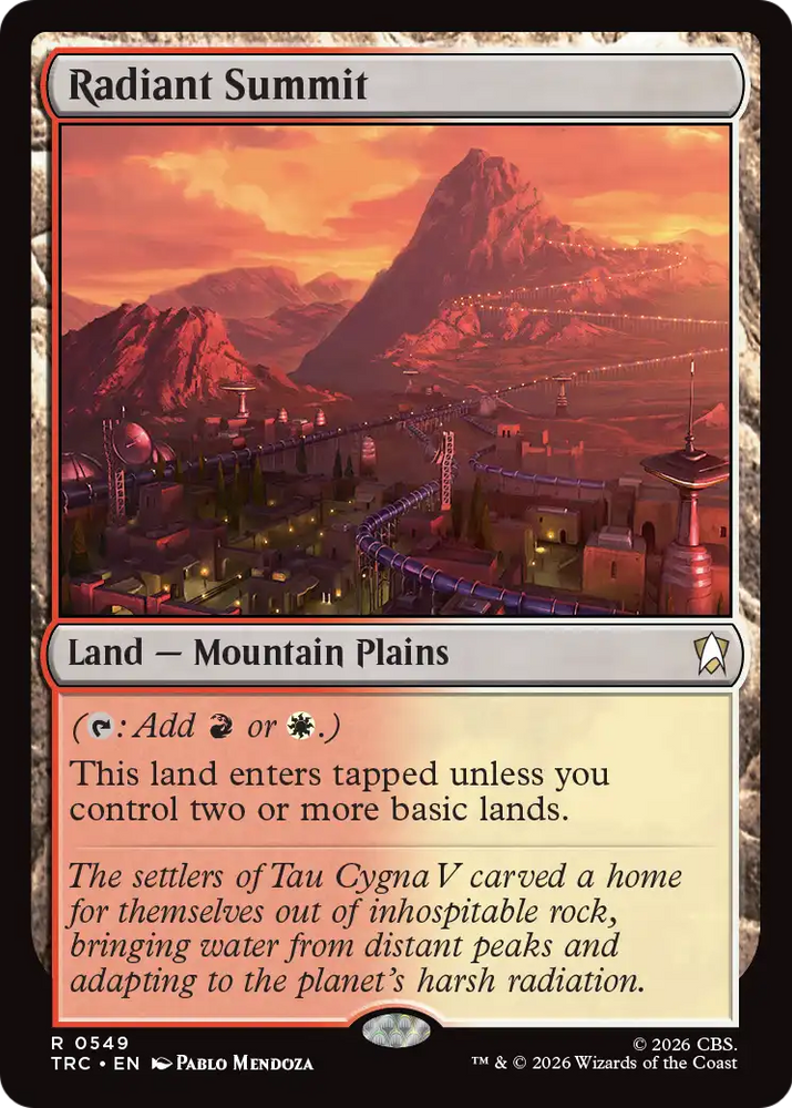 Radiant Summit [Star Trek Commander] Magic: The Gathering
