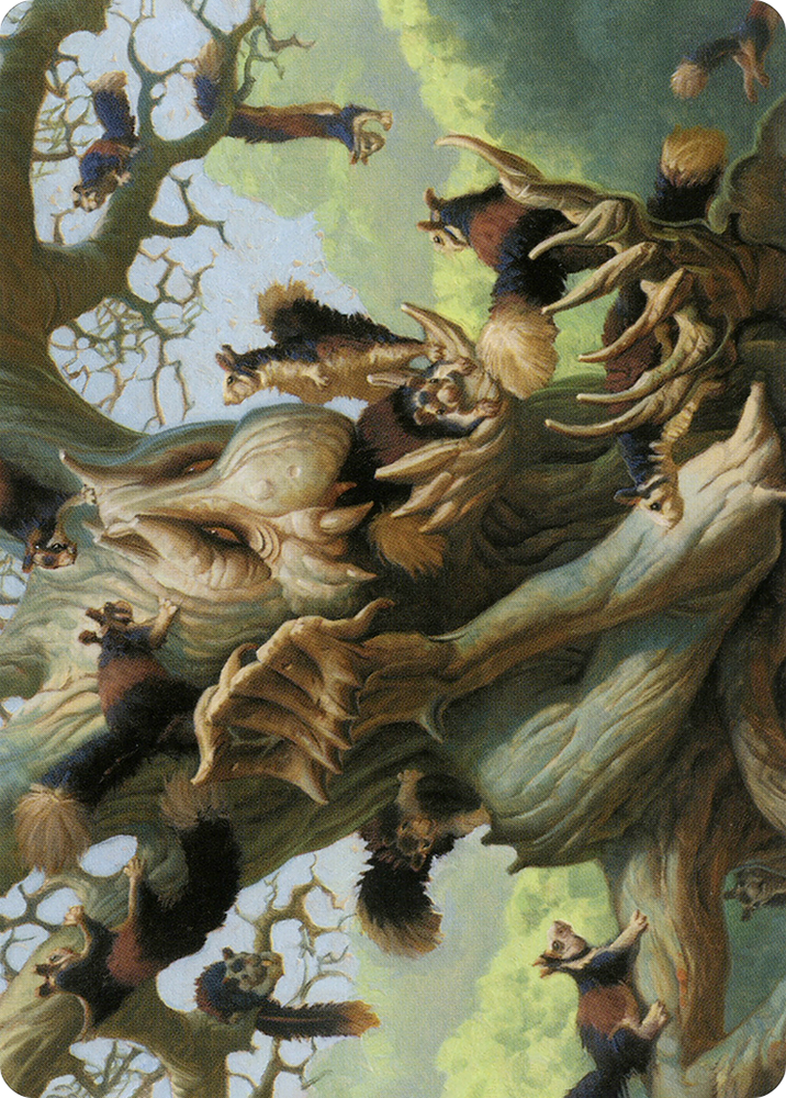 Scurry Oak Art Card [Modern Horizons 2 Art Series] Magic: The Gathering