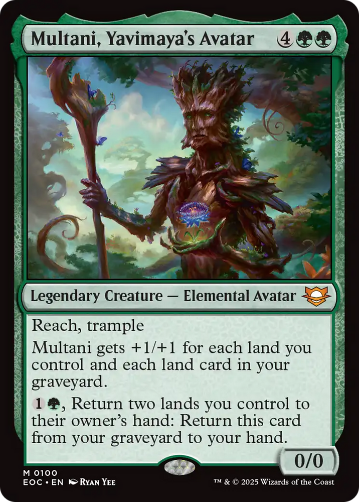 Multani, Yavimaya's Avatar [Edge of Eternities Commander] Magic: The Gathering