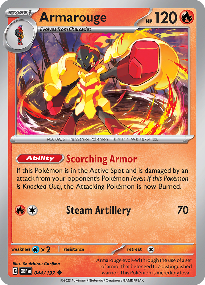 Armarouge (044/197) [Scarlet & Violet: Obsidian Flames] Pokémon