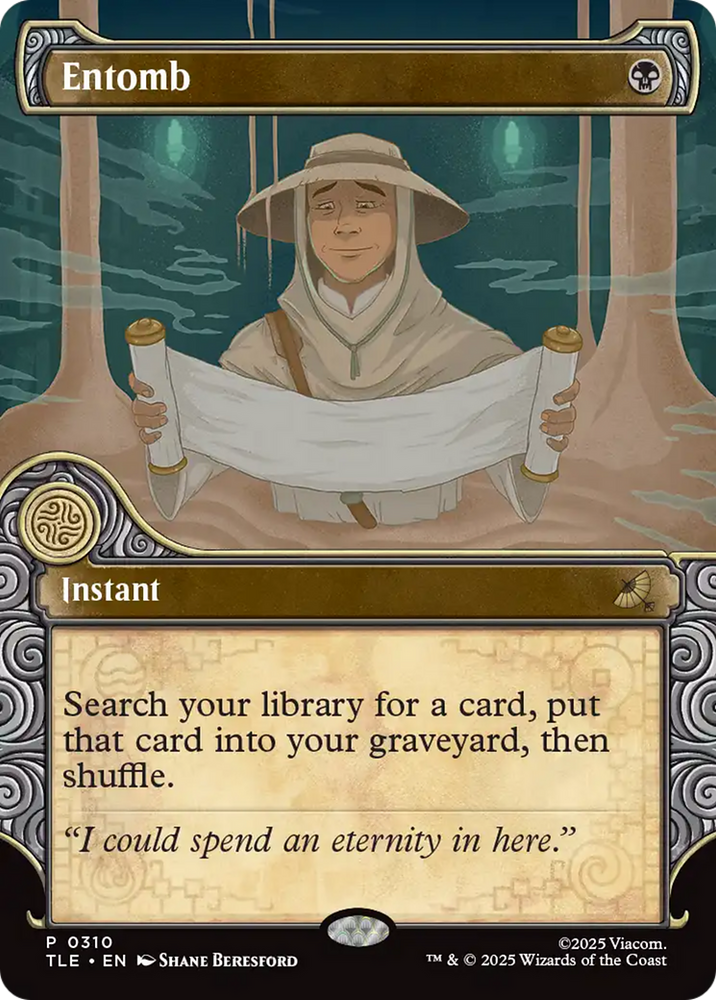 Entomb (Showcase) [Avatar: The Last Airbender: Eternal-Legal] Magic: The Gathering