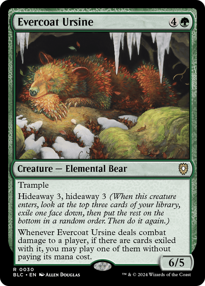 Evercoat Ursine [Bloomburrow Commander] Magic: The Gathering