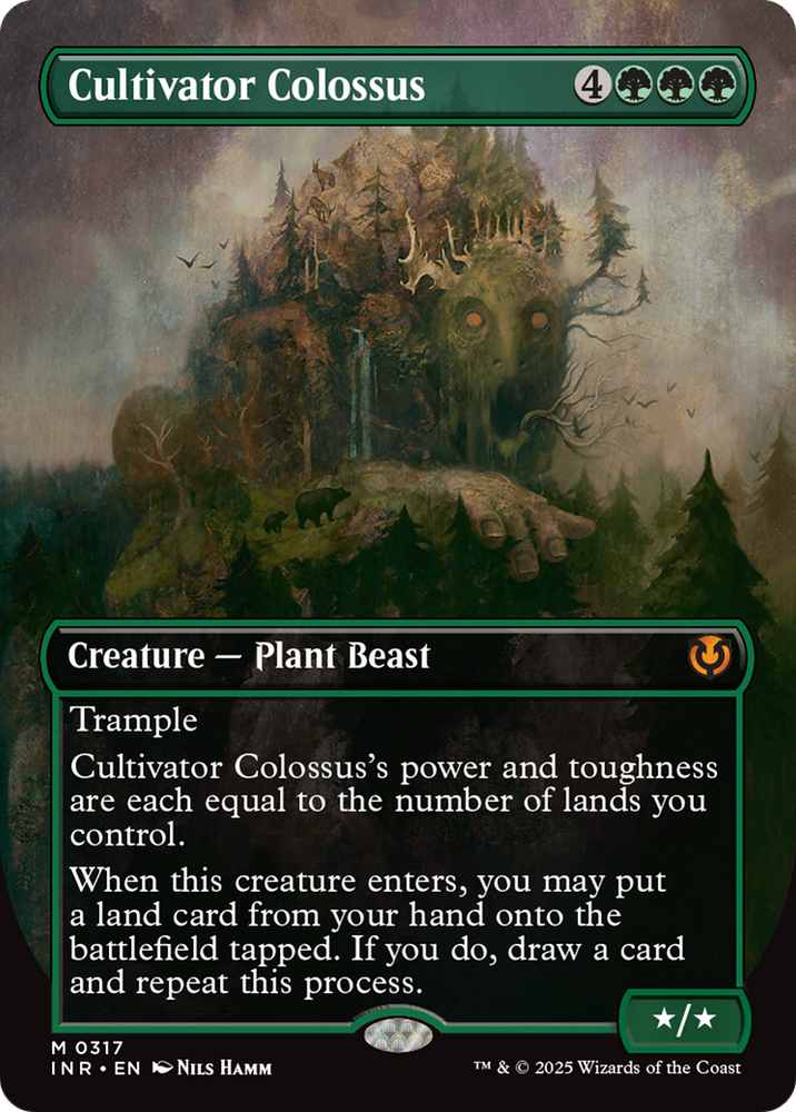 Cultivator Colossus (Borderless) [Innistrad Remastered] Magic: The Gathering