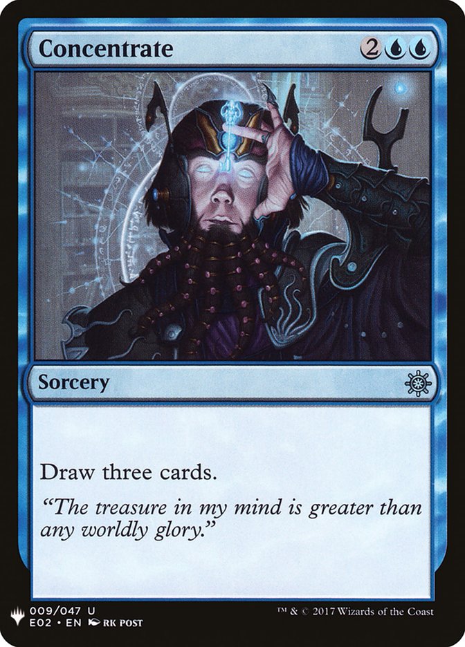 Concentrate [Mystery Booster] Magic: The Gathering