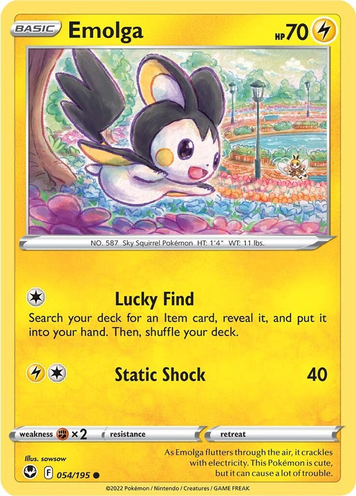 Emolga (054/195) [Sword & Shield: Silver Tempest] Pokémon