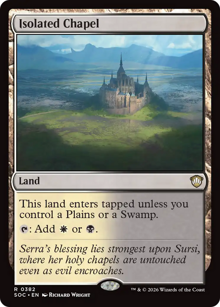 Isolated Chapel [Secrets of Strixhaven Commander] Magic: The Gathering