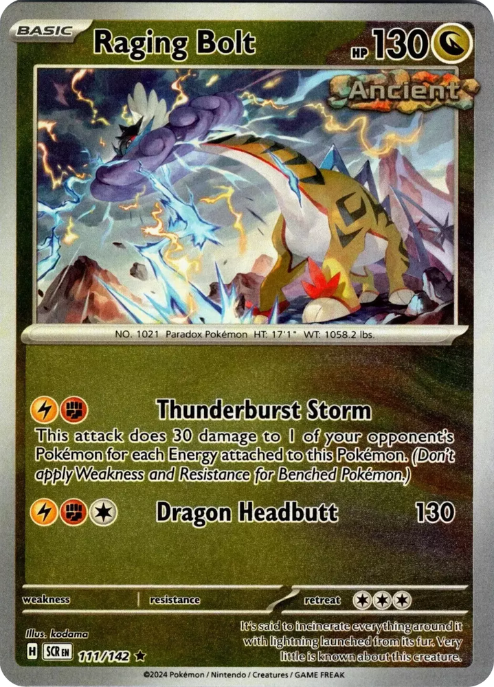 Raging Bolt (111/142) [Scarlet & Violet: Stellar Crown] Pokémon