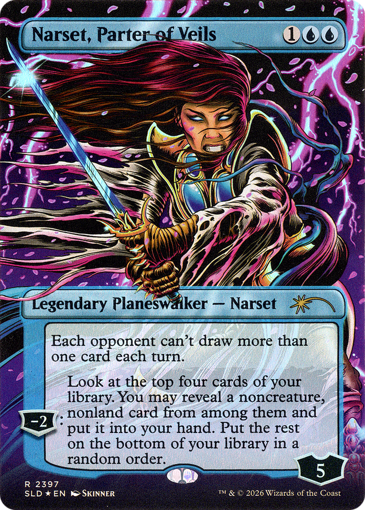 Narset, Parter of Veils (2397) [Secret Lair Drop Series] Magic: The Gathering