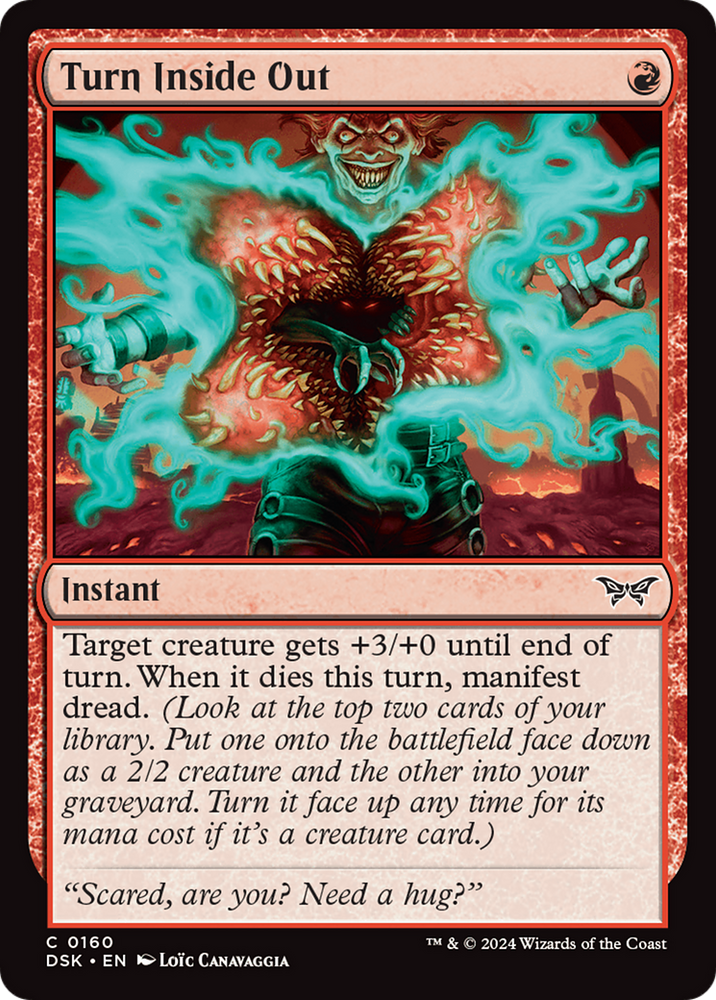 Turn Inside Out [Duskmourn: House of Horror] Magic: The Gathering