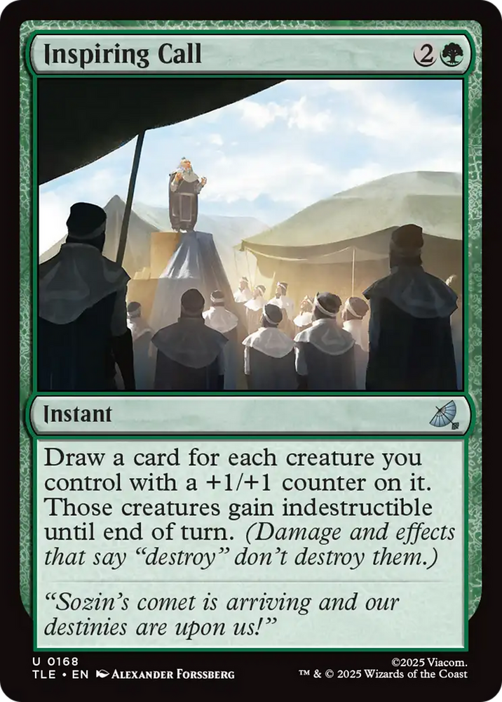 Inspiring Call [Avatar: The Last Airbender: Eternal-Legal] Magic: The Gathering