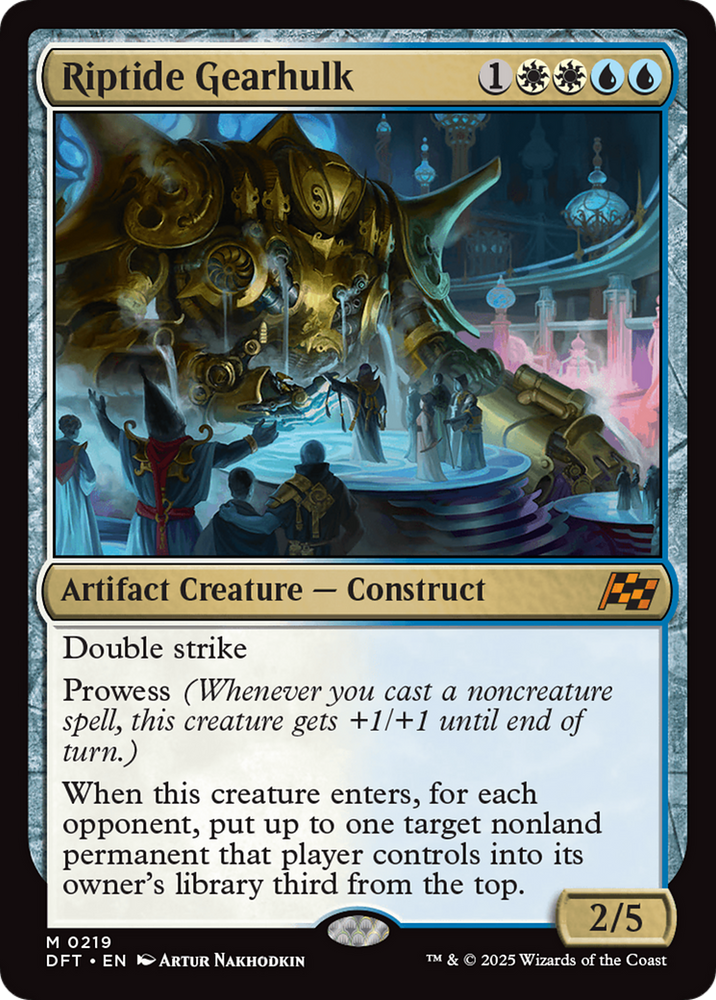 Riptide Gearhulk [Aetherdrift] Magic: The Gathering
