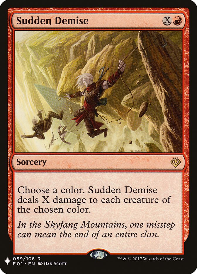 Sudden Demise [The List] Magic: The Gathering