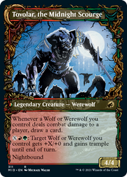Tovolar, Dire Overlord // Tovolar, the Midnight Scourge (Showcase Equinox) [Innistrad: Midnight Hunt] Magic: The Gathering