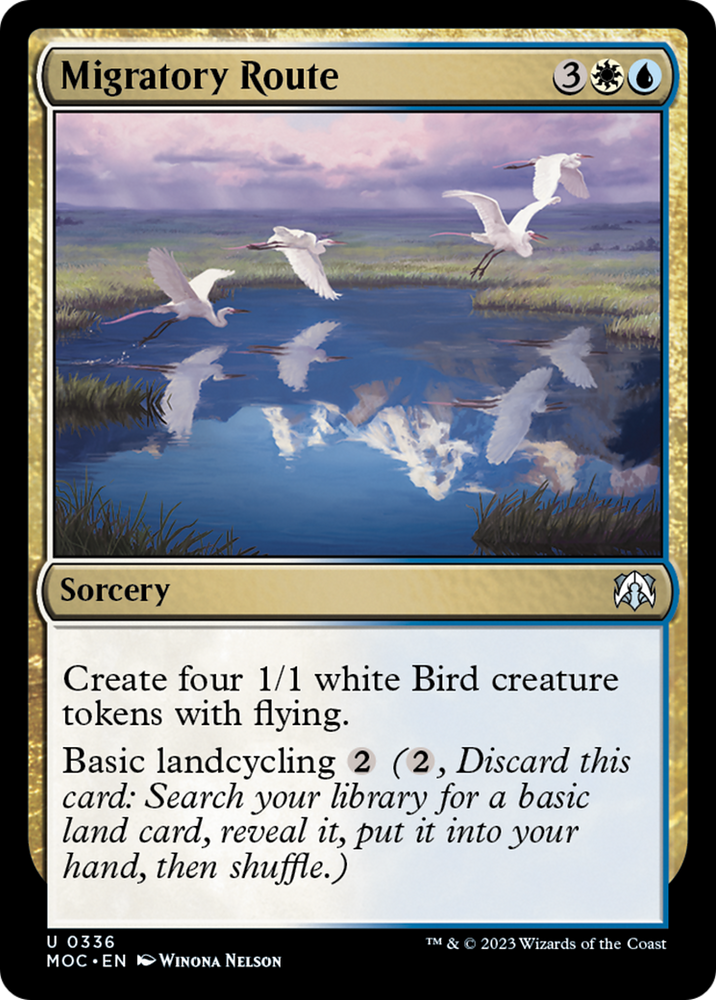 Migratory Route [March of the Machine Commander] Magic: The Gathering