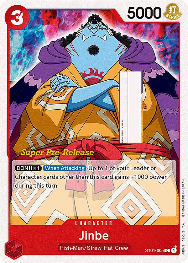 Jinbe [Super Pre-Release Starter Deck: Straw Hat Crew] Bandai