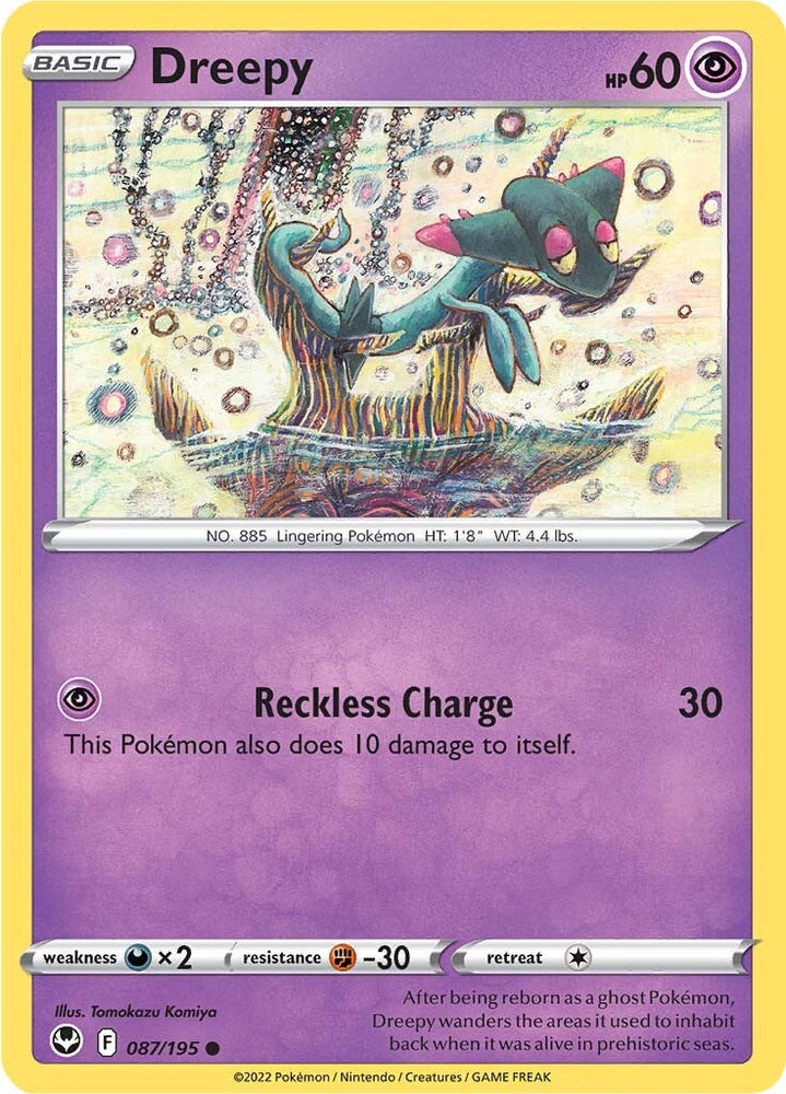 Dreepy (087/195) [Sword & Shield: Silver Tempest] Pokémon