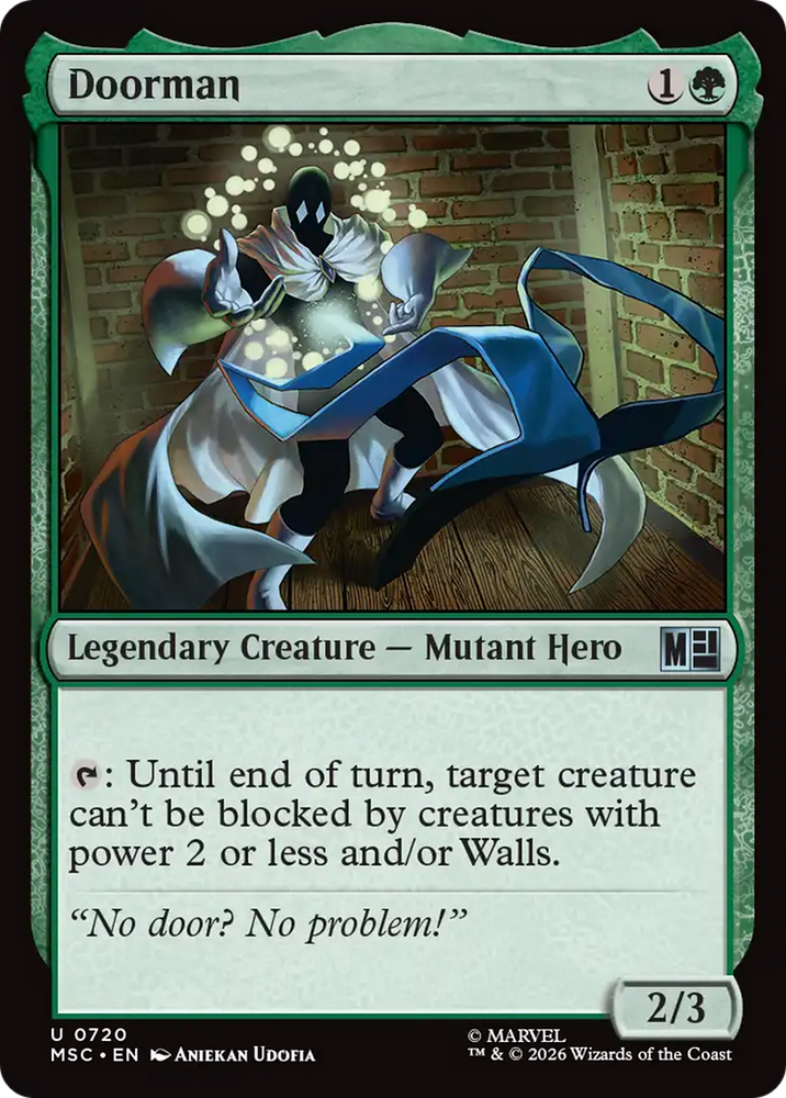 Doorman [Marvel Super Heroes Commander] Magic: The Gathering