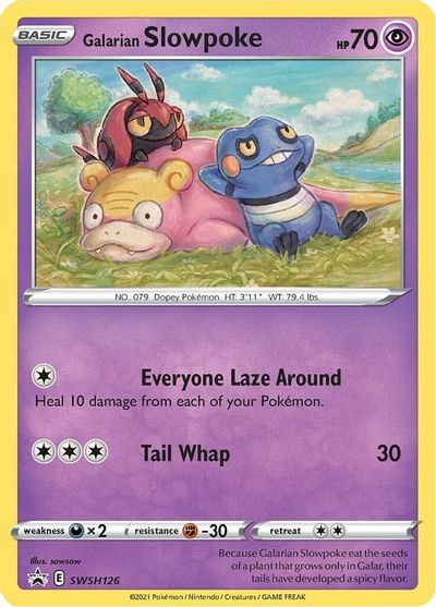 Galarian Slowpoke (SWSH126) [Sword & Shield: Black Star Promos] Pokémon