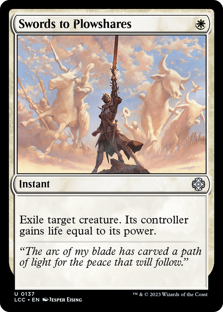 Swords to Plowshares [The Lost Caverns of Ixalan Commander] Magic: The Gathering
