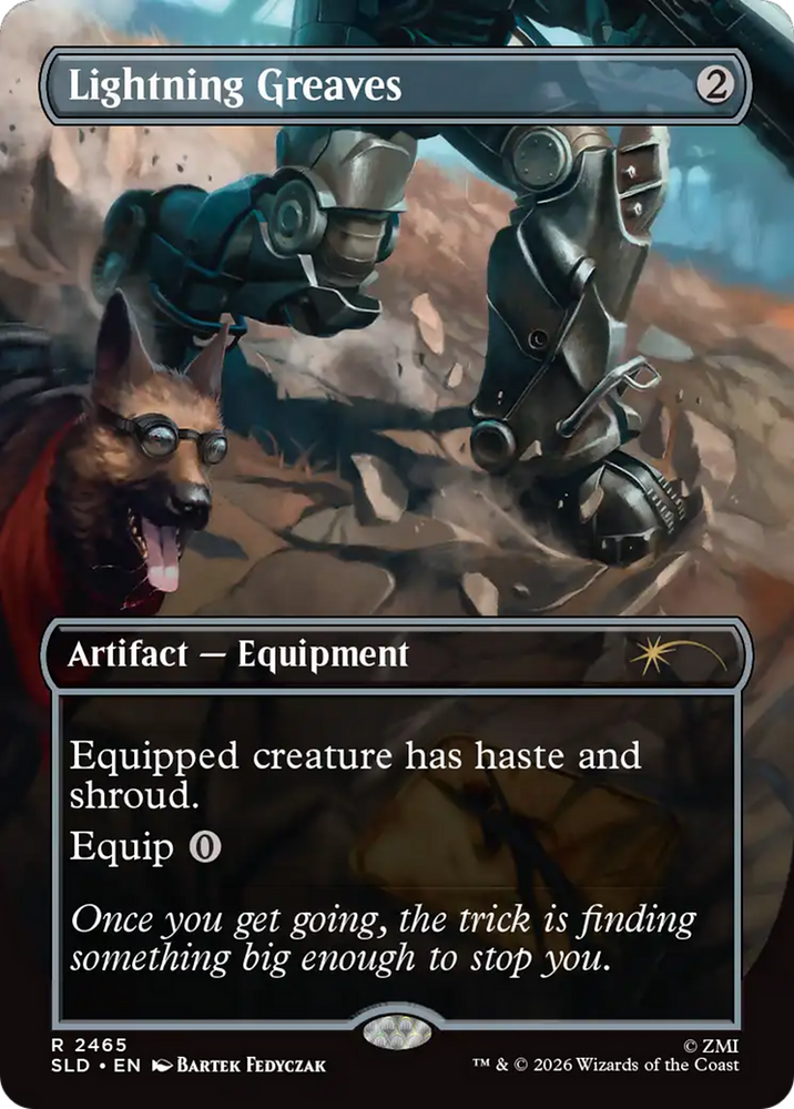 Lightning Greaves (2465) [Secret Lair Drop Series] Magic: The Gathering