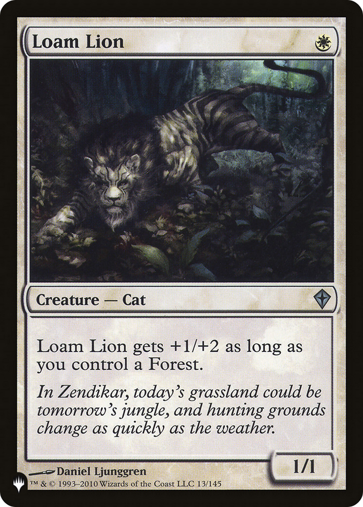 Loam Lion [The List] Magic: The Gathering