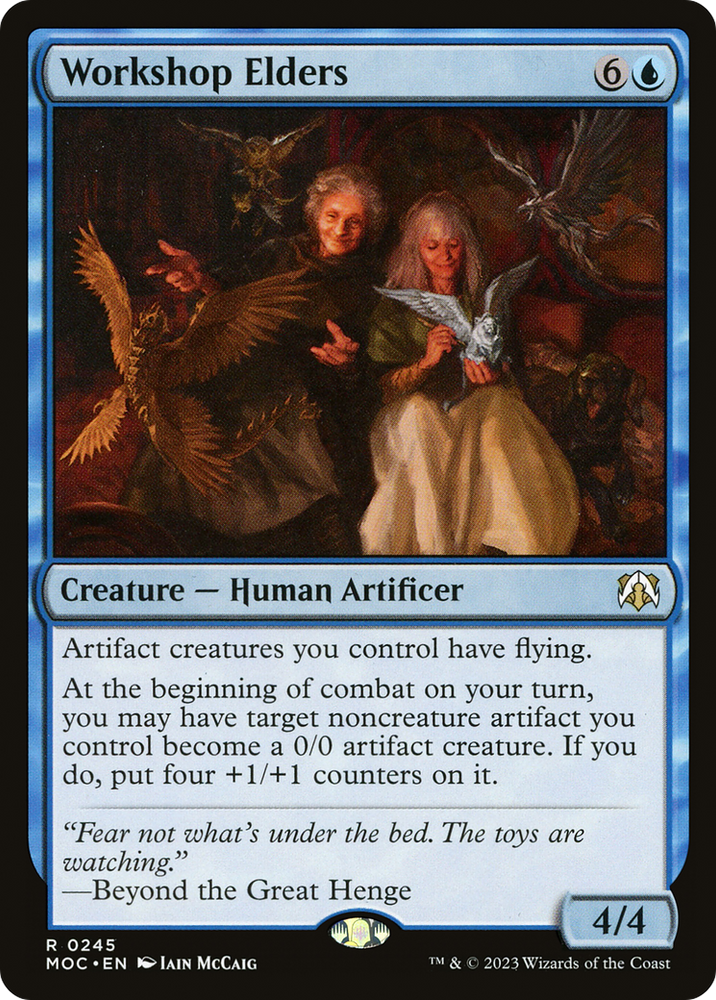 Workshop Elders [March of the Machine Commander] Magic: The Gathering