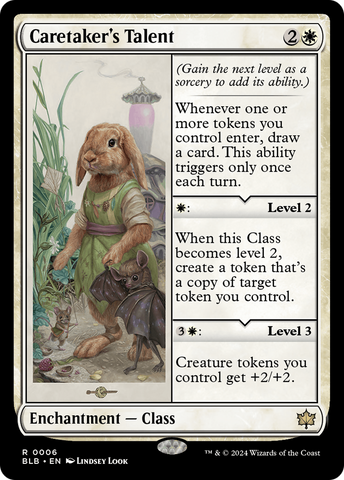 Caretaker's Talent [Bloomburrow] Magic: The Gathering