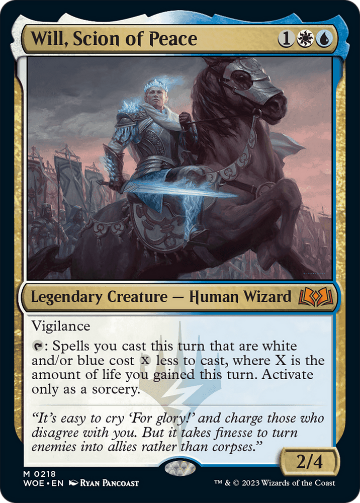 Will, Scion of Peace [Wilds of Eldraine] Magic: The Gathering