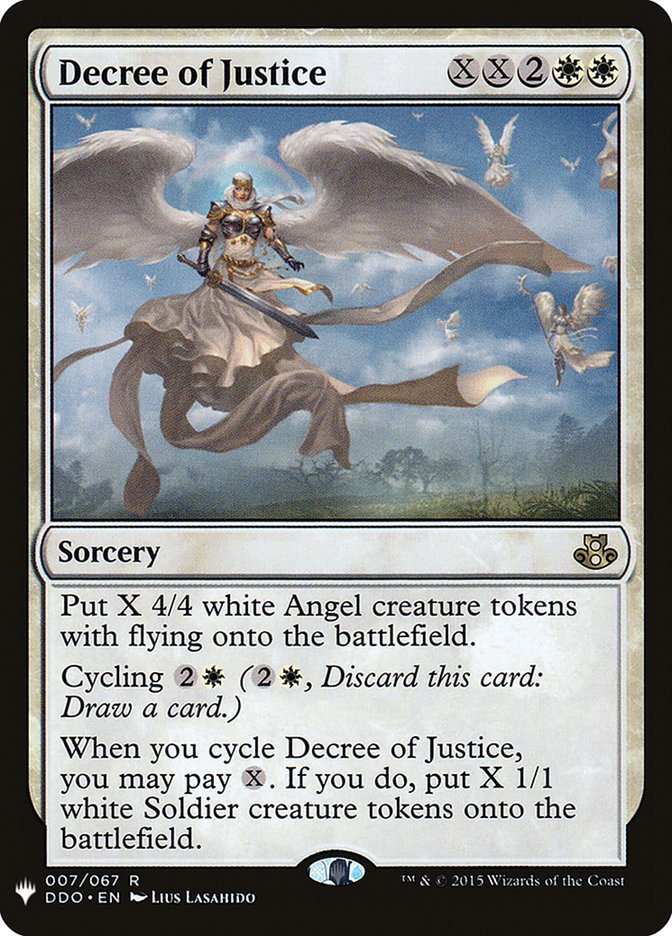 Decree of Justice [Mystery Booster] Magic: The Gathering