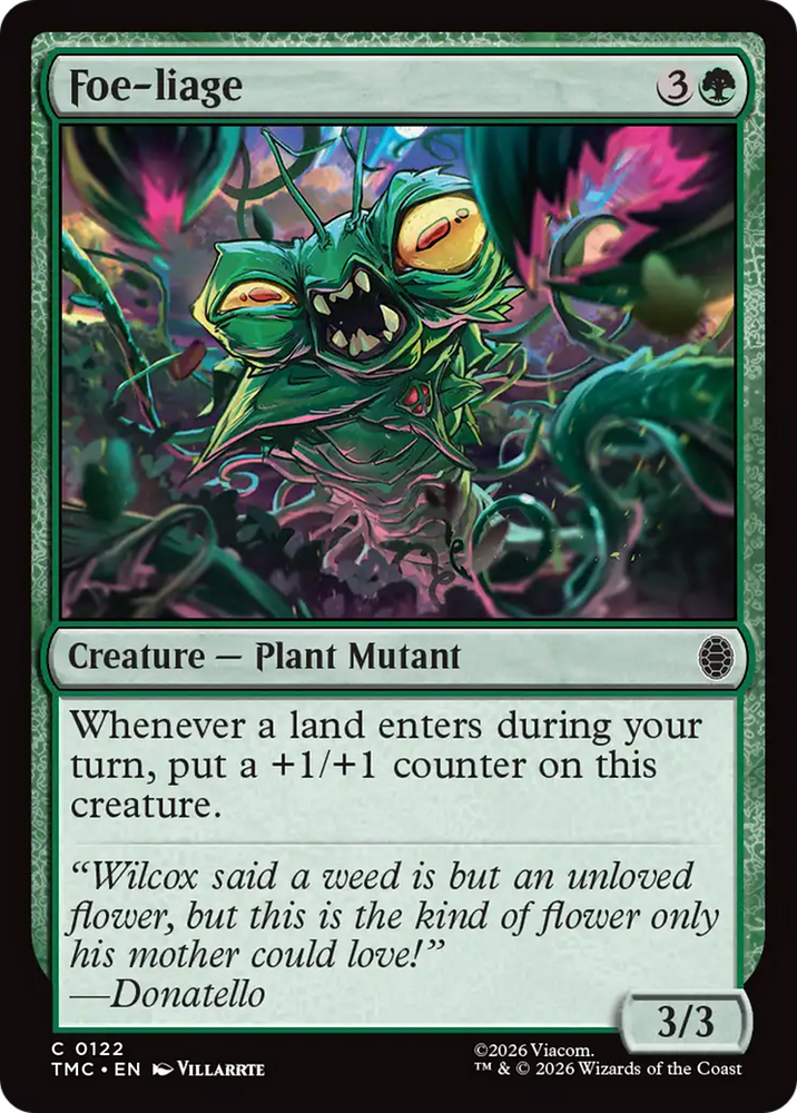 Foe-liage [Teenage Mutant Ninja Turtles Commander] Magic: The Gathering