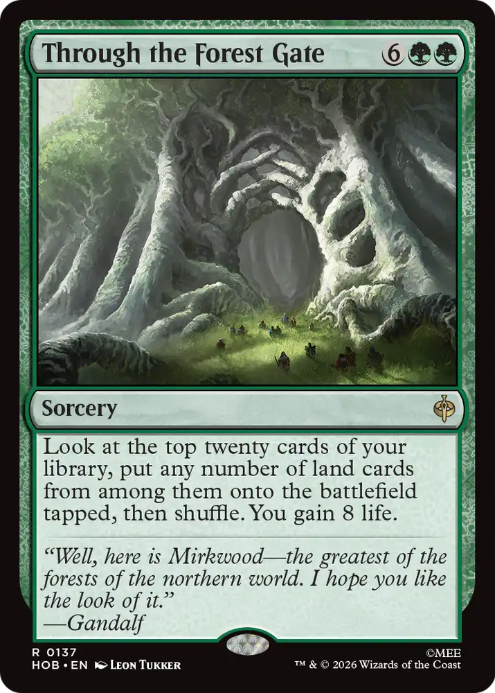 Through the Forest Gate [The Hobbit] Magic: The Gathering
