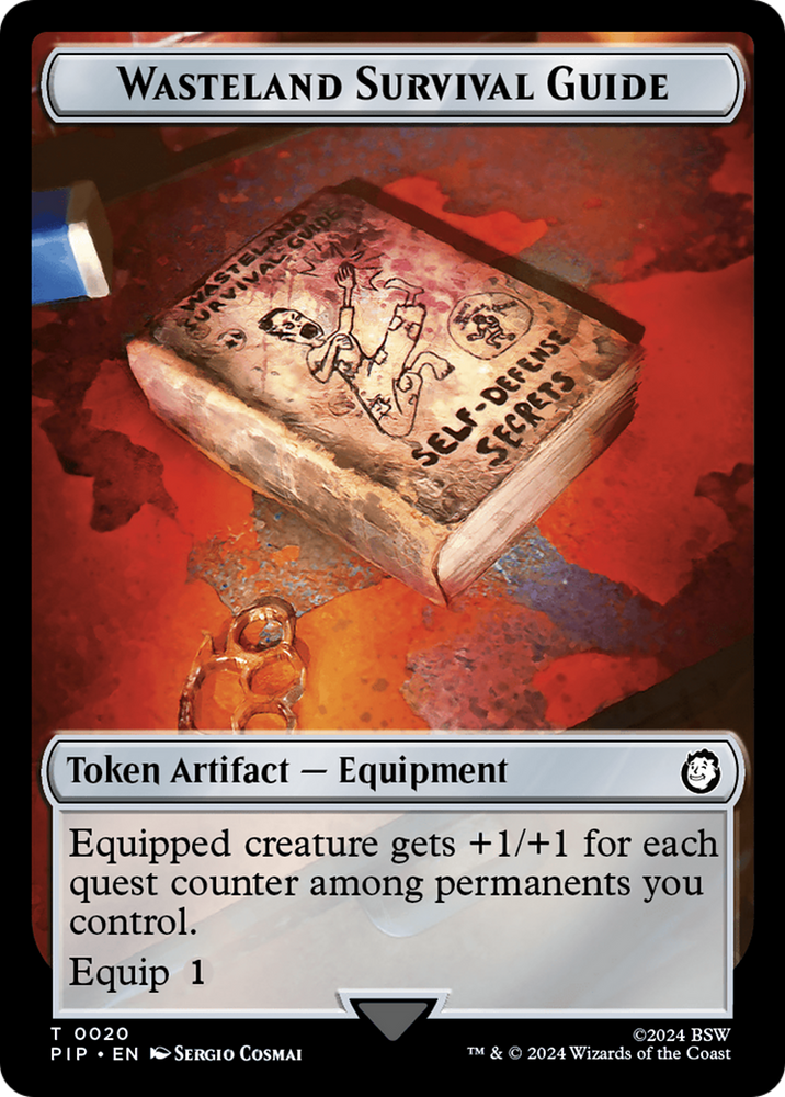 Food (0013) // Wasteland Survival Guide Double-Sided Token [Fallout Tokens] Magic: The Gathering