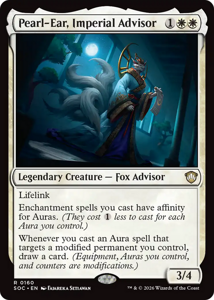 Pearl-Ear, Imperial Advisor [Secrets of Strixhaven Commander] Magic: The Gathering