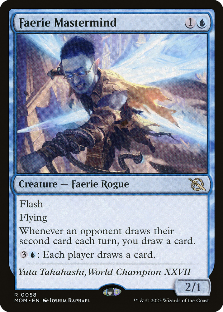 Faerie Mastermind [March of the Machine] Magic: The Gathering