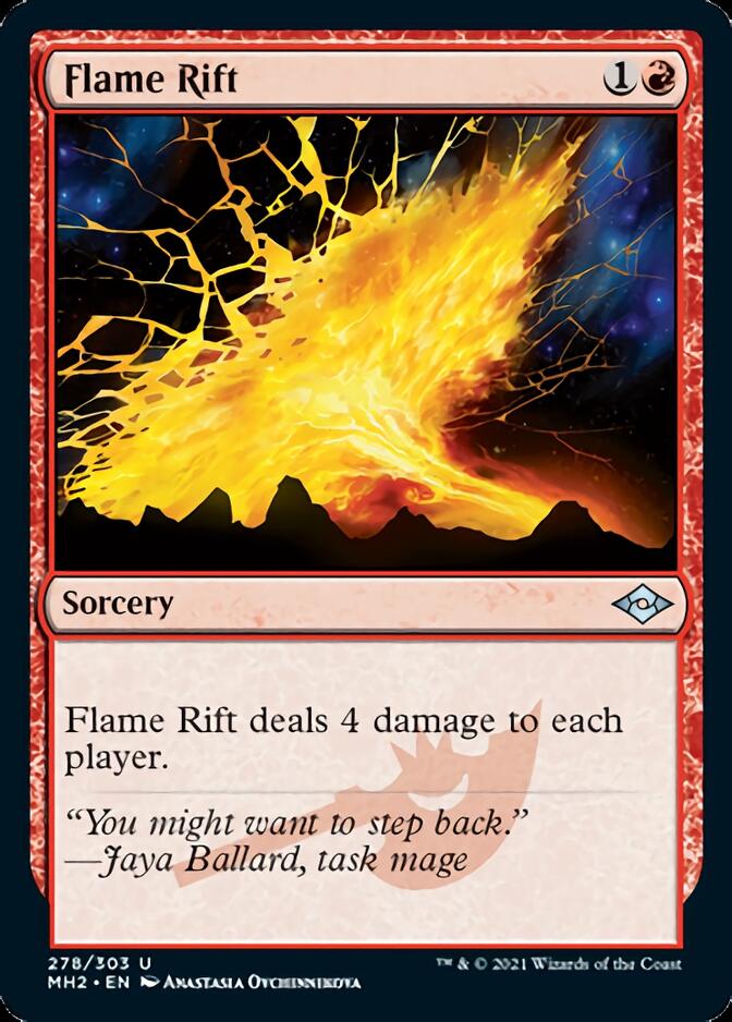 Flame Rift (Foil Etched) [Modern Horizons 2] Magic: The Gathering