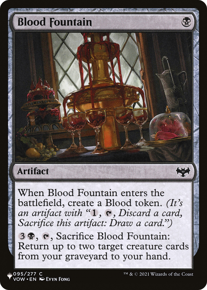 Blood Fountain [The List] Magic: The Gathering