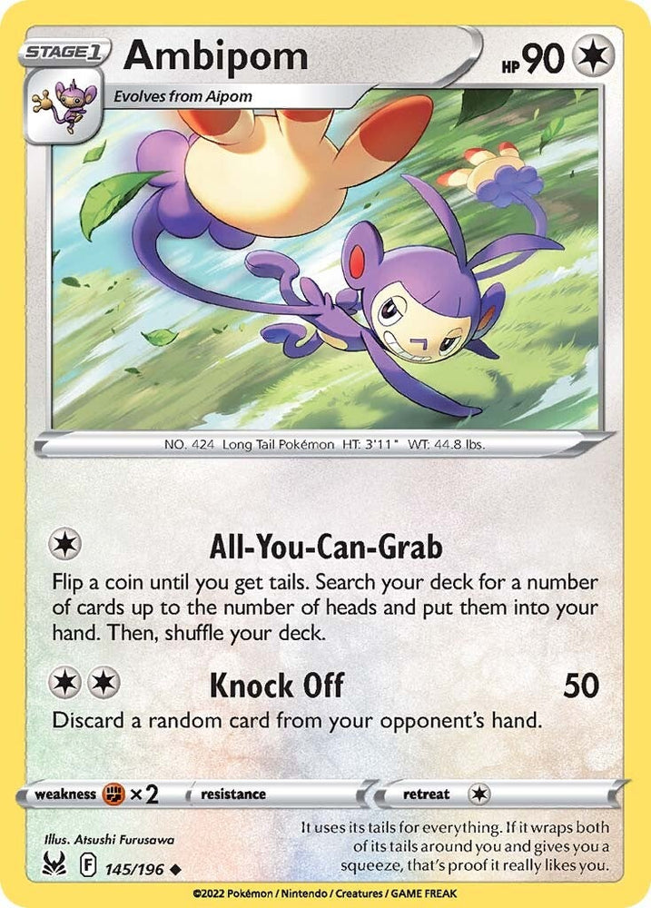 Ambipom (145/196) [Sword & Shield: Lost Origin] Pokémon