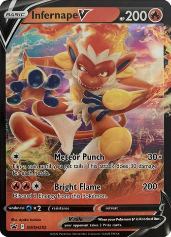 Infernape V (SWSH252) [Sword & Shield: Black Star Promos] Pokémon