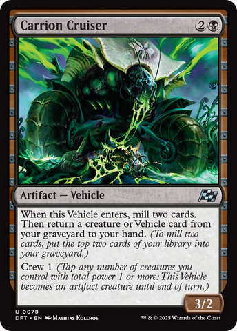 Carrion Cruiser [Aetherdrift] Magic: The Gathering